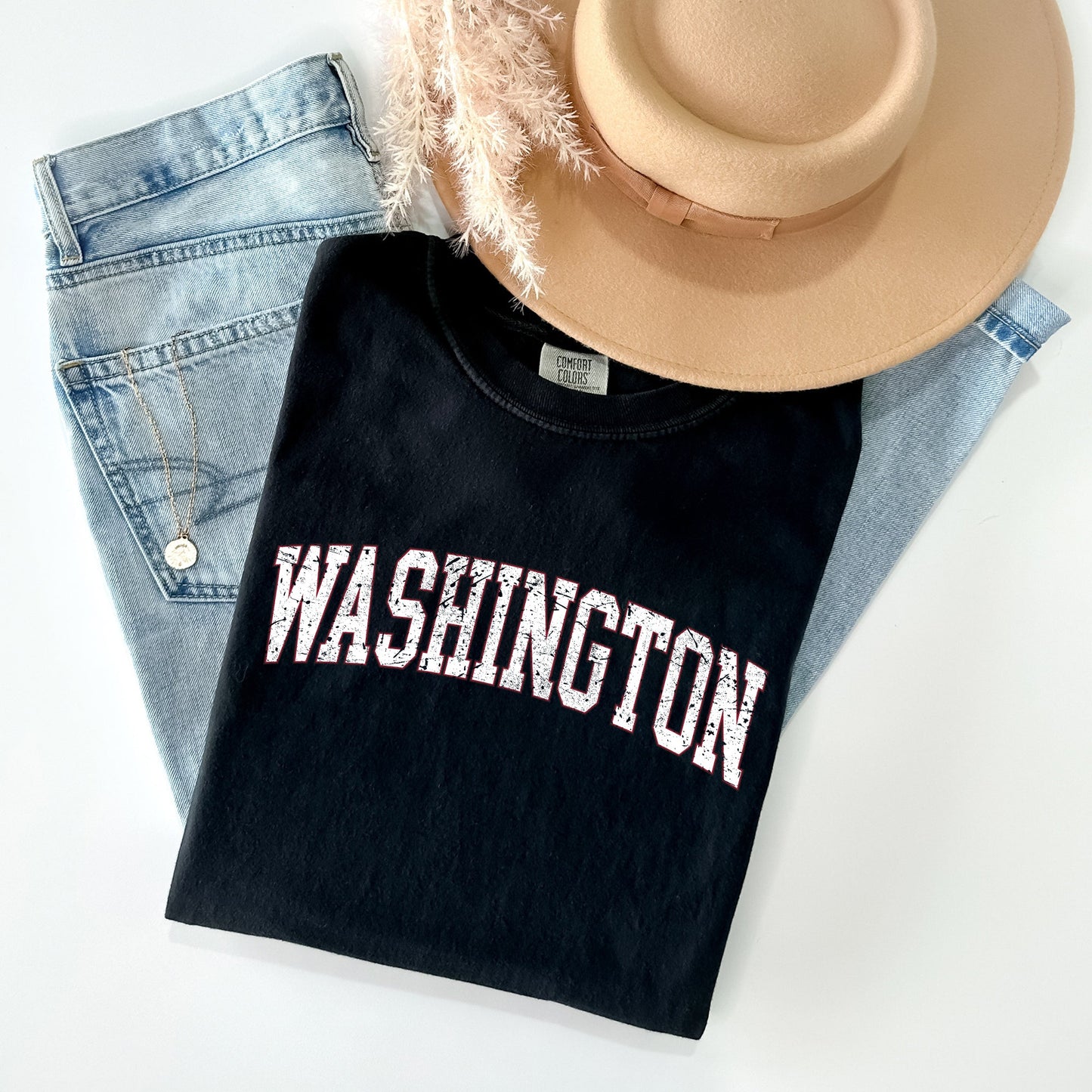 Washington, Football, Sports, Game Day, Big Game, Touchdown, Tailgate Party, University, College, State Tshirt Comfort Colors T-Shirt