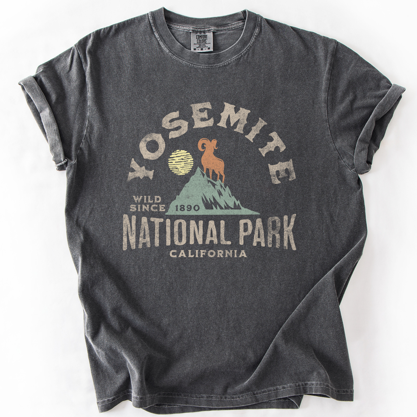 Yosemite National Park, California, Nature, Outdoors, Camping, Hiking, Comfort Colors T-Shirt