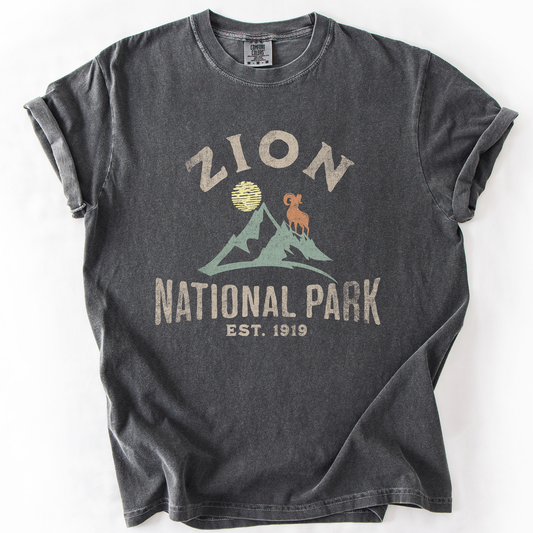 Zion National Park, Nature, Outdoors, Camping, Hiking, Comfort Colors T-Shirt