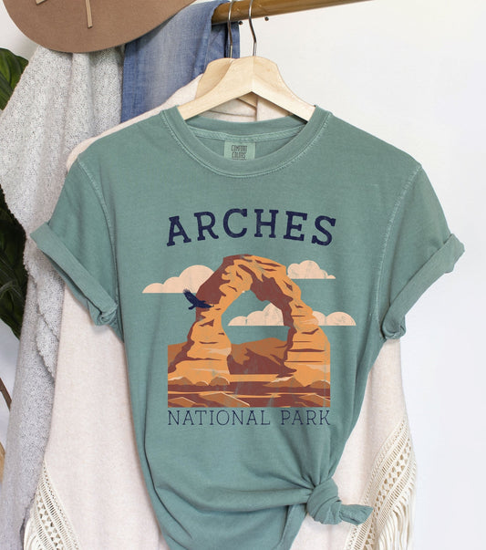 Arches National Park Vintage Comfort Colors Tshirt