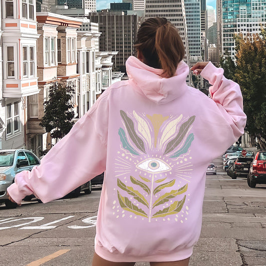 Mystical Floral Vintage Hoodie