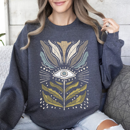 Mystical Floral Vintage Sweatshirt