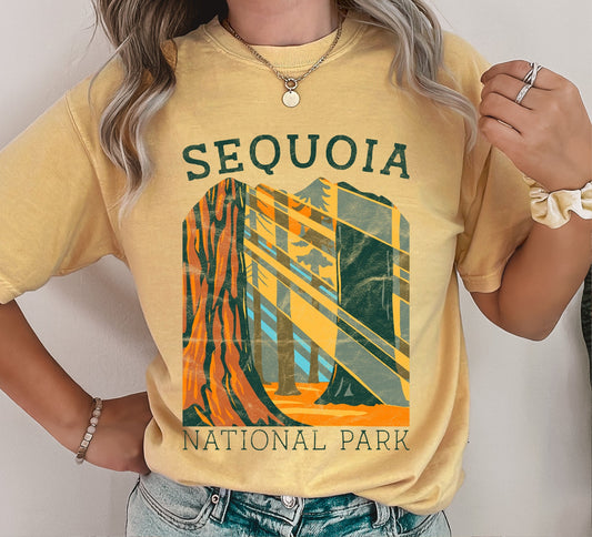 Sequoia National Park Vintage Comfort Colors Tshirt