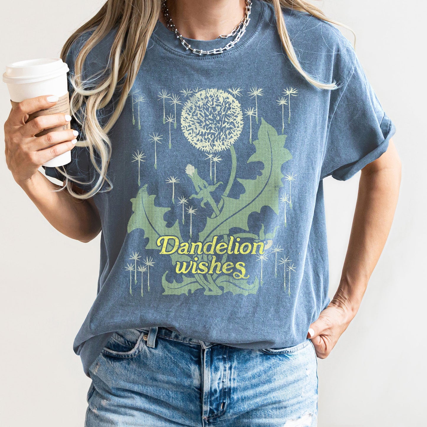 Dandelion Wishes Vintage Comfort Colors Tshirt
