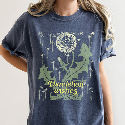 Dandelion Wishes Vintage Comfort Colors Tshirt