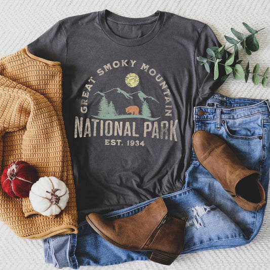Great Smoky Mountain National Park Super Soft Tshirt
