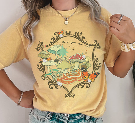 Grow Your Own Way Mystical Comfort Colors Tshirt