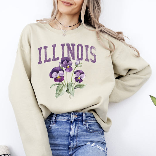 Illinois State Flower Sweatshirt