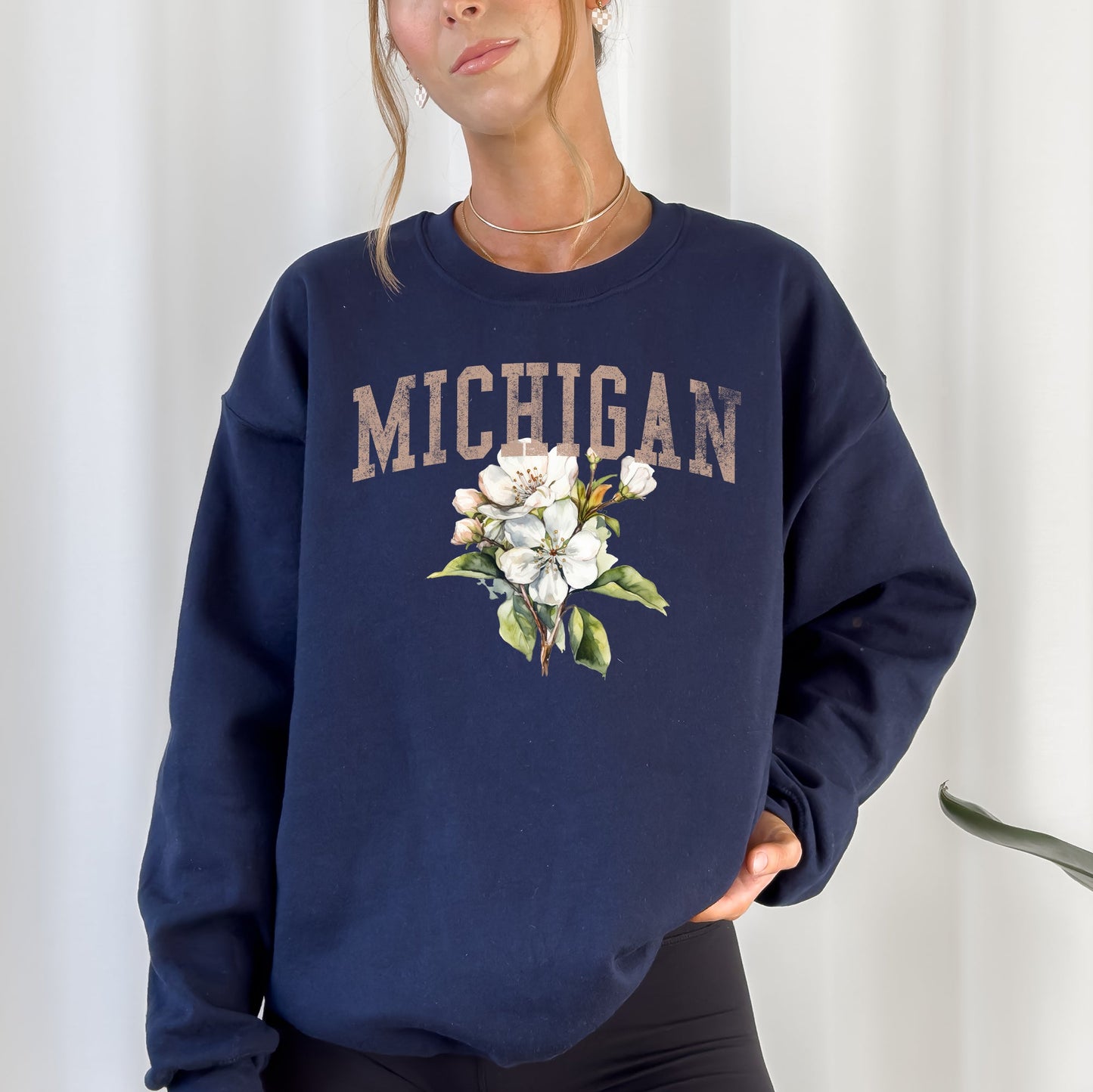 Michigan State Flower Sweatshirt