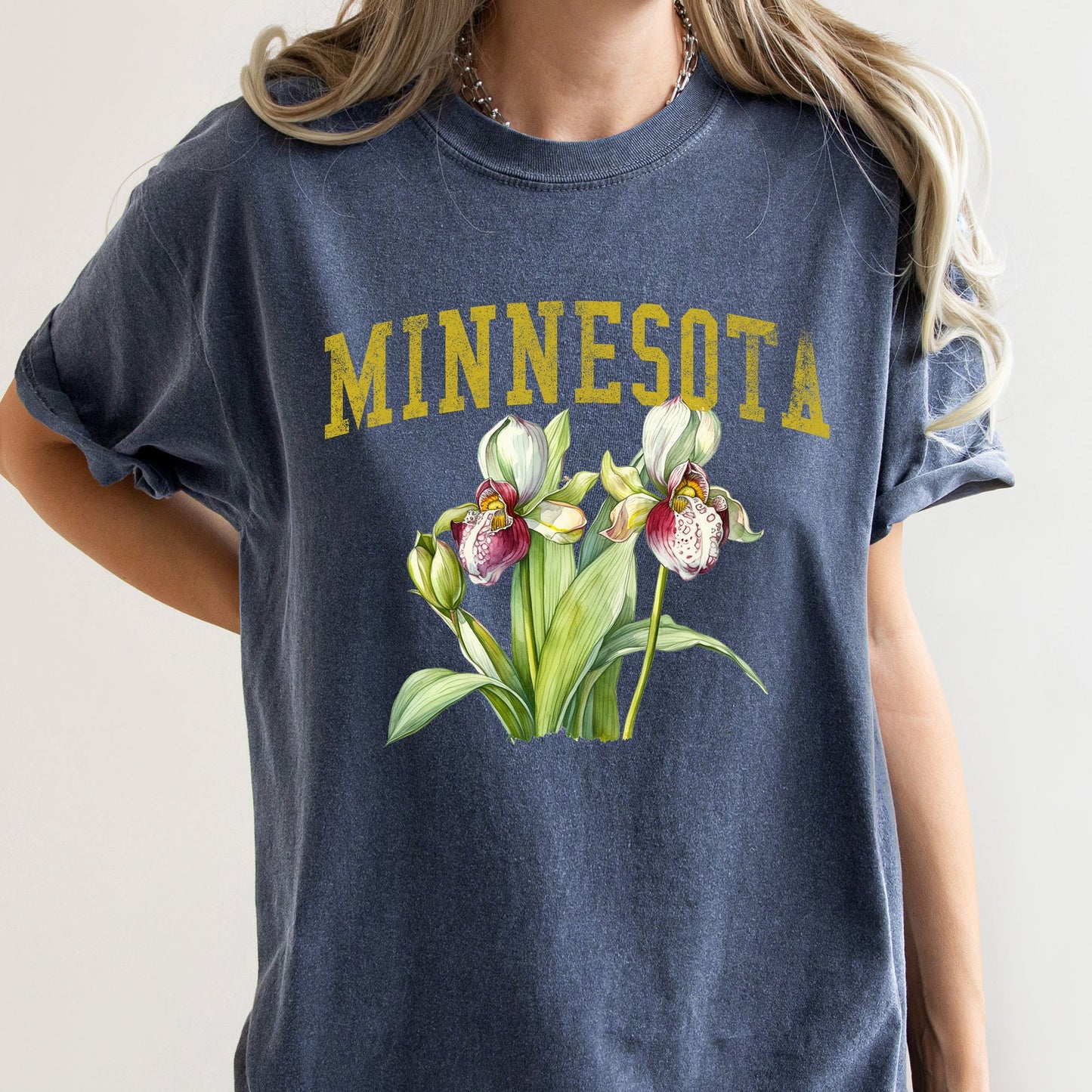 Minnesota State Flower Comfort Colors Tshirt