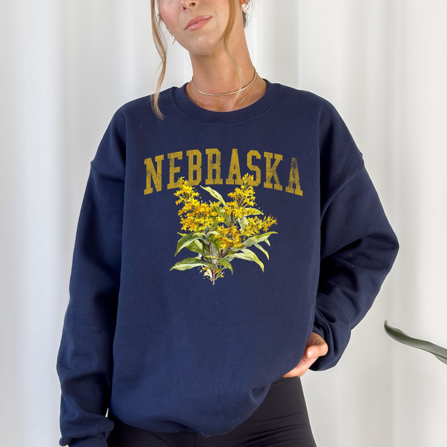 Nebraska State Flower Sweatshirt