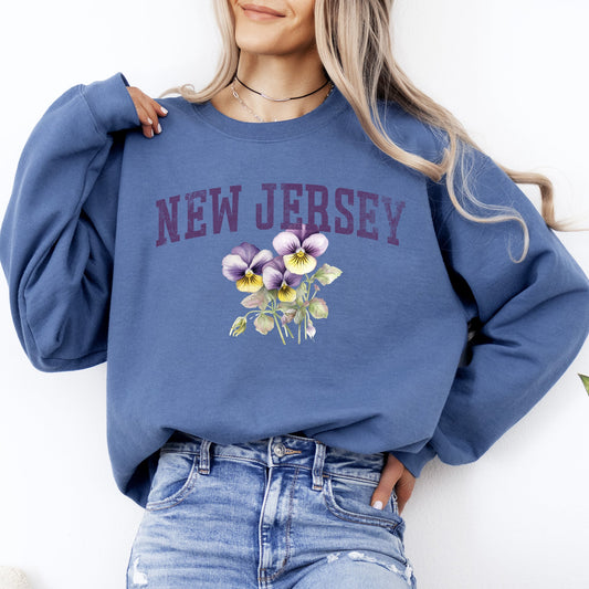 New Jersey State Flower Sweatshirt