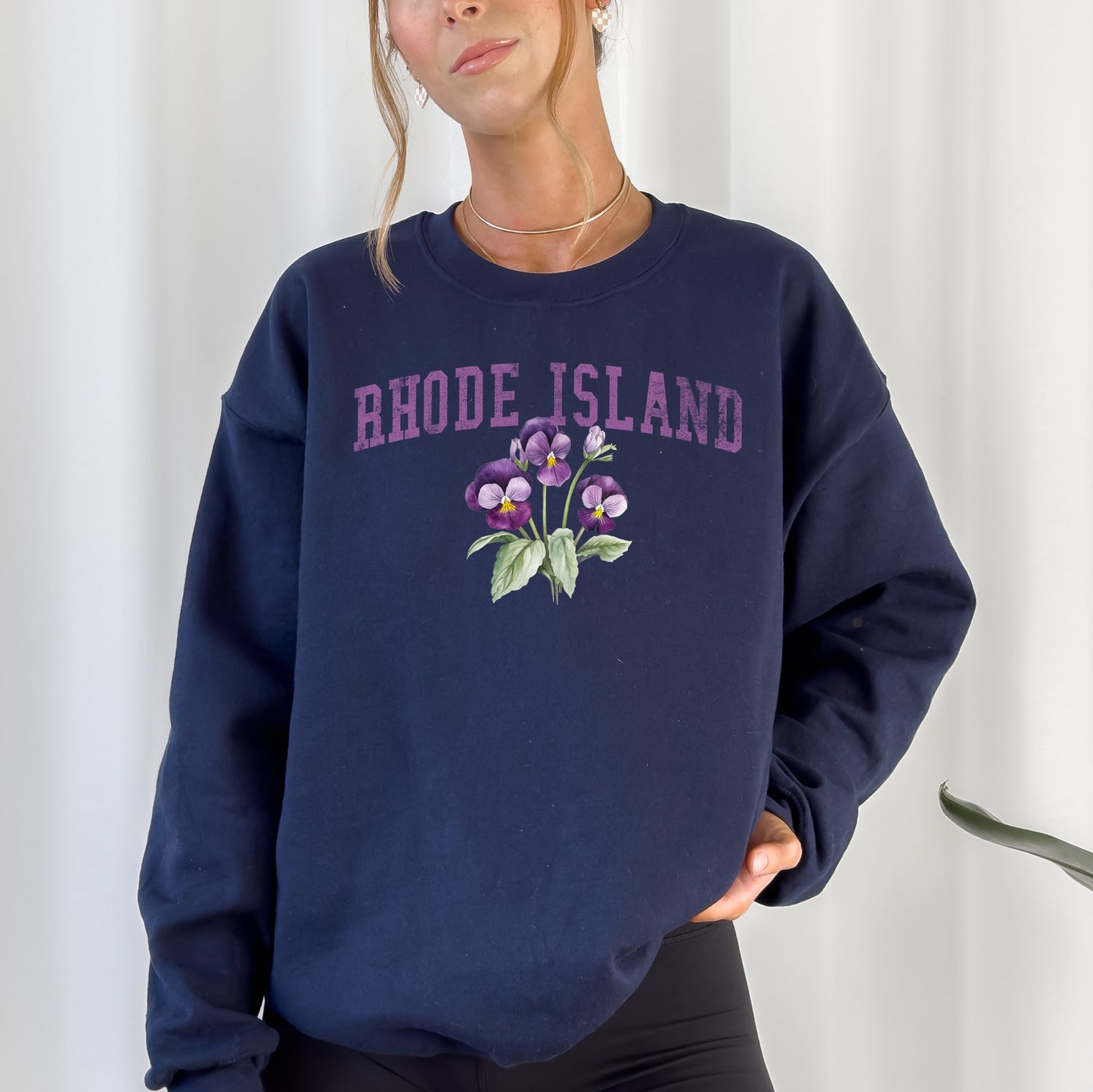 Rhode Island State Flower Sweatshirt