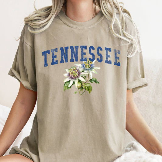 Tennessee State Flower Comfort Colors Tshirt