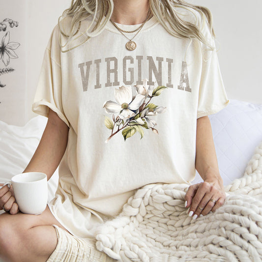 Virginia State Flower Comfort Colors Tshirt