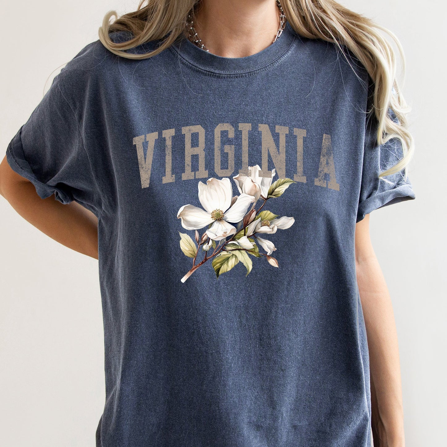 Virginia State Flower Comfort Colors Tshirt