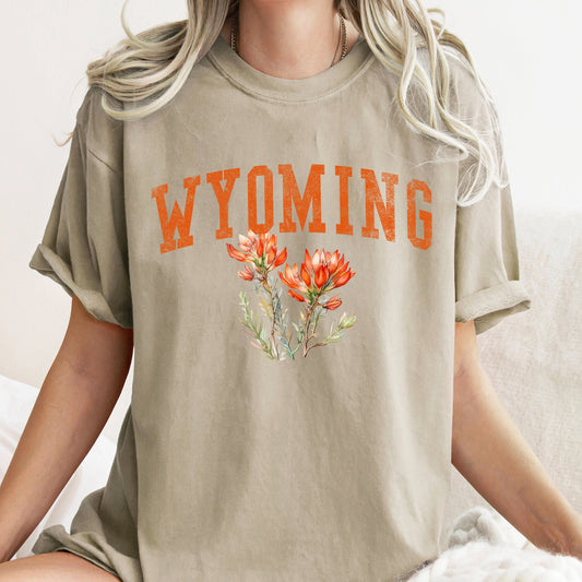 Wyoming State Flower Comfort Colors Tshirt