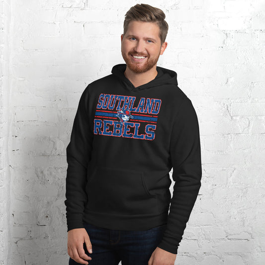 Southland Rebels - Vintage with Lines | Bella Canvas Unisex Hoodie