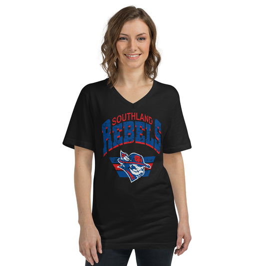 Rebels Vintage Collegiate Distressed - V-Neck