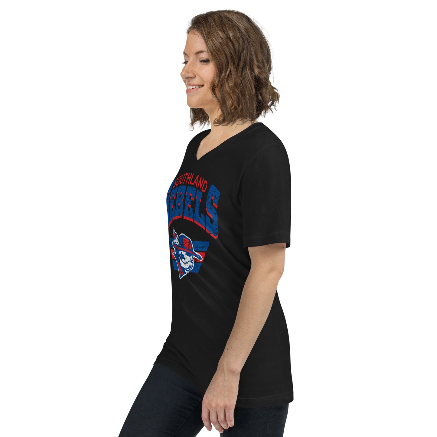 Rebels Vintage Collegiate Distressed - V-Neck