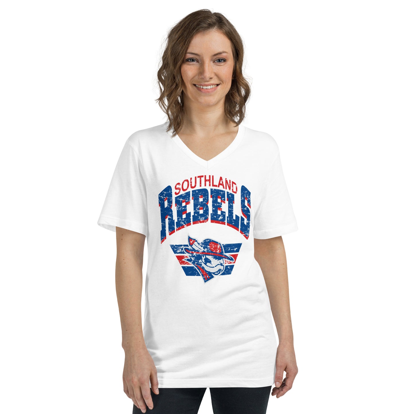 Rebels Vintage Collegiate Distressed - V-Neck