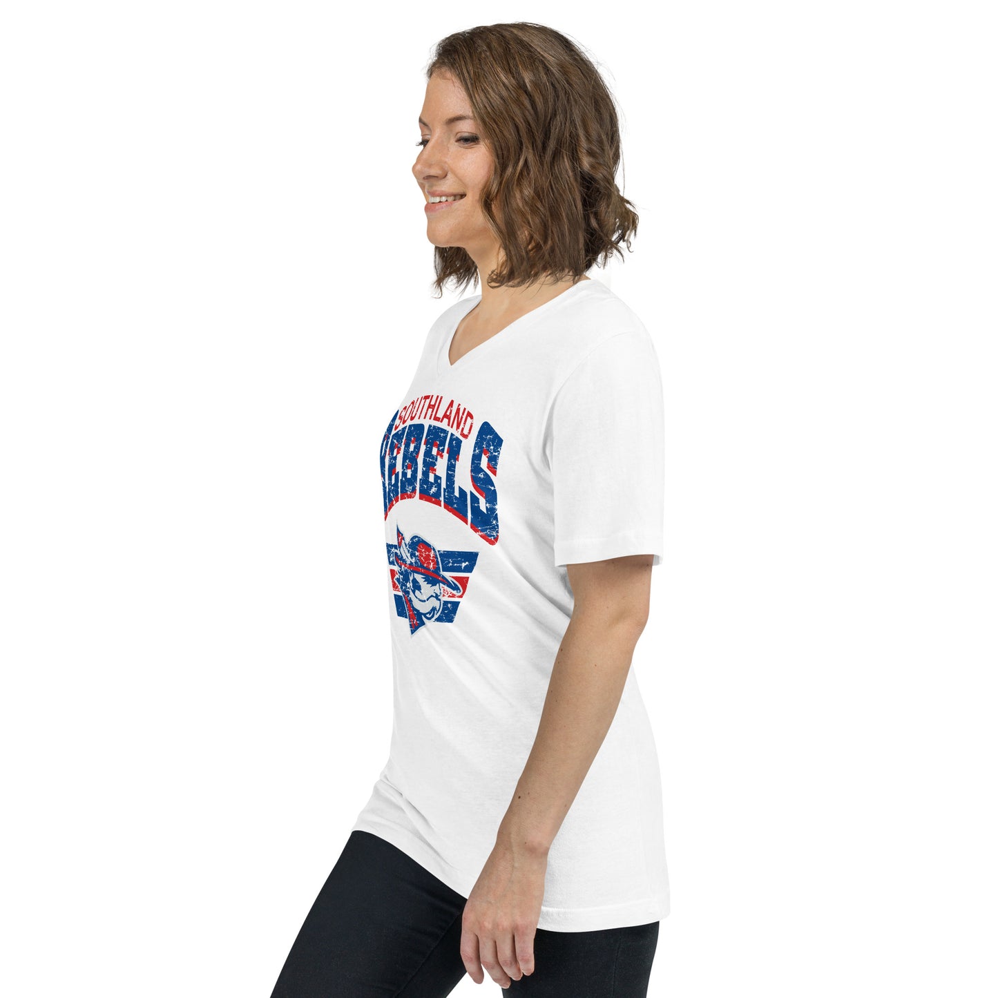 Rebels Vintage Collegiate Distressed - V-Neck