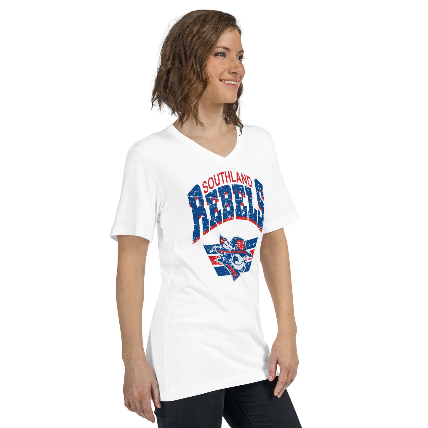 Rebels Vintage Collegiate Distressed - V-Neck