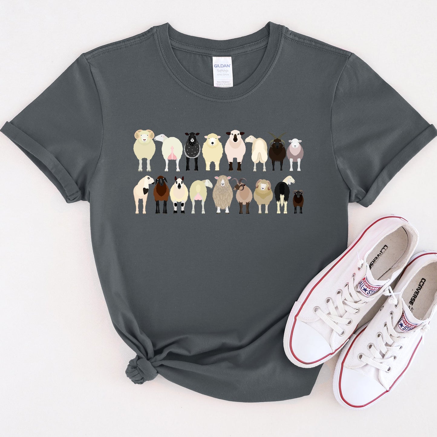 Sheep Lovers Super Soft Tees, Farm Animal Shirts, Illustration, Breeds