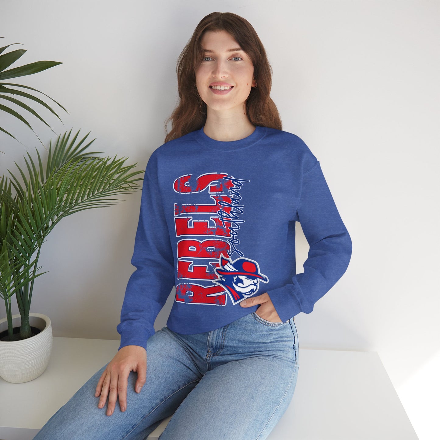 Southland Rebels - Vertical Vintage Crewneck Sweatshirt