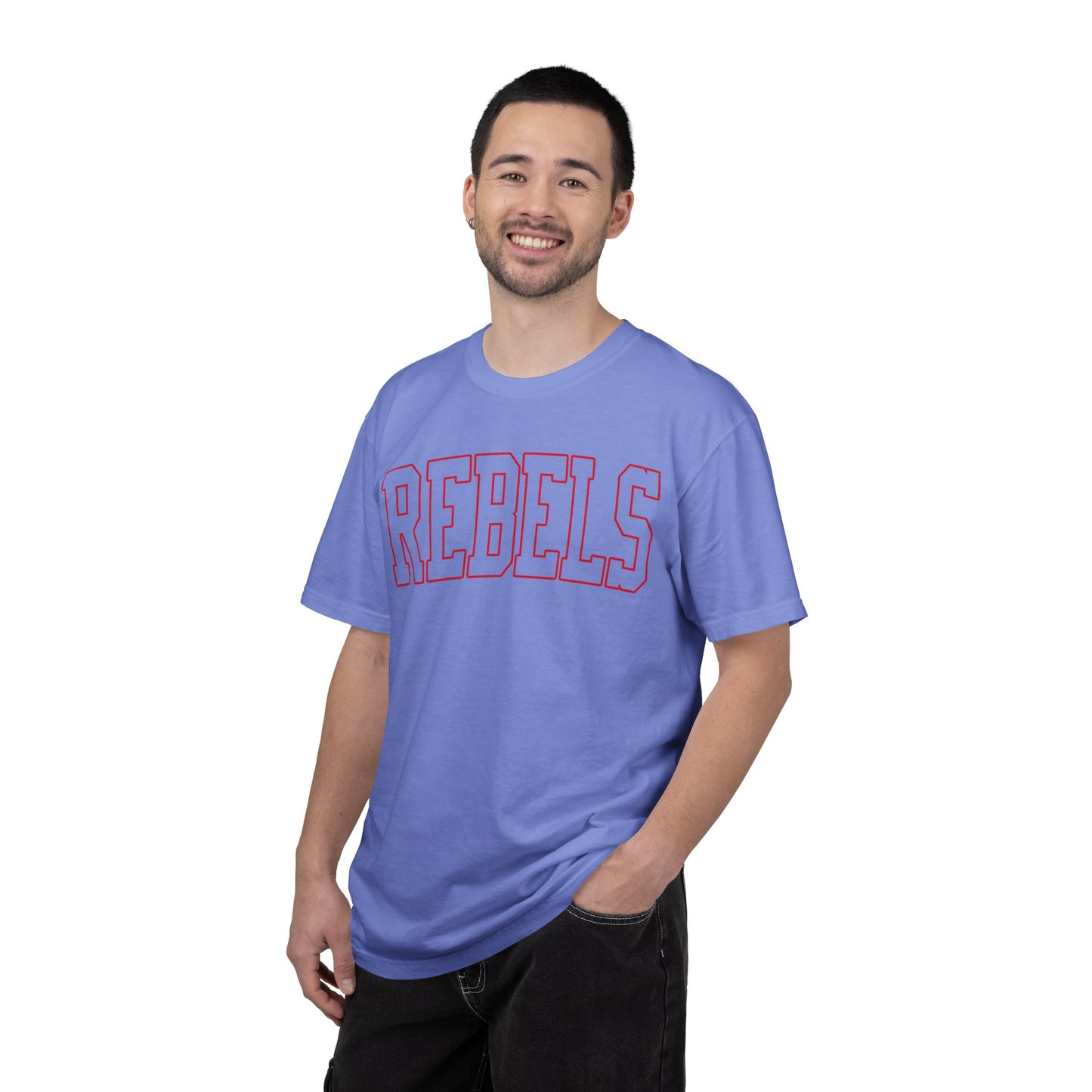 Arched Red Rebels - Comfort Colors Tee