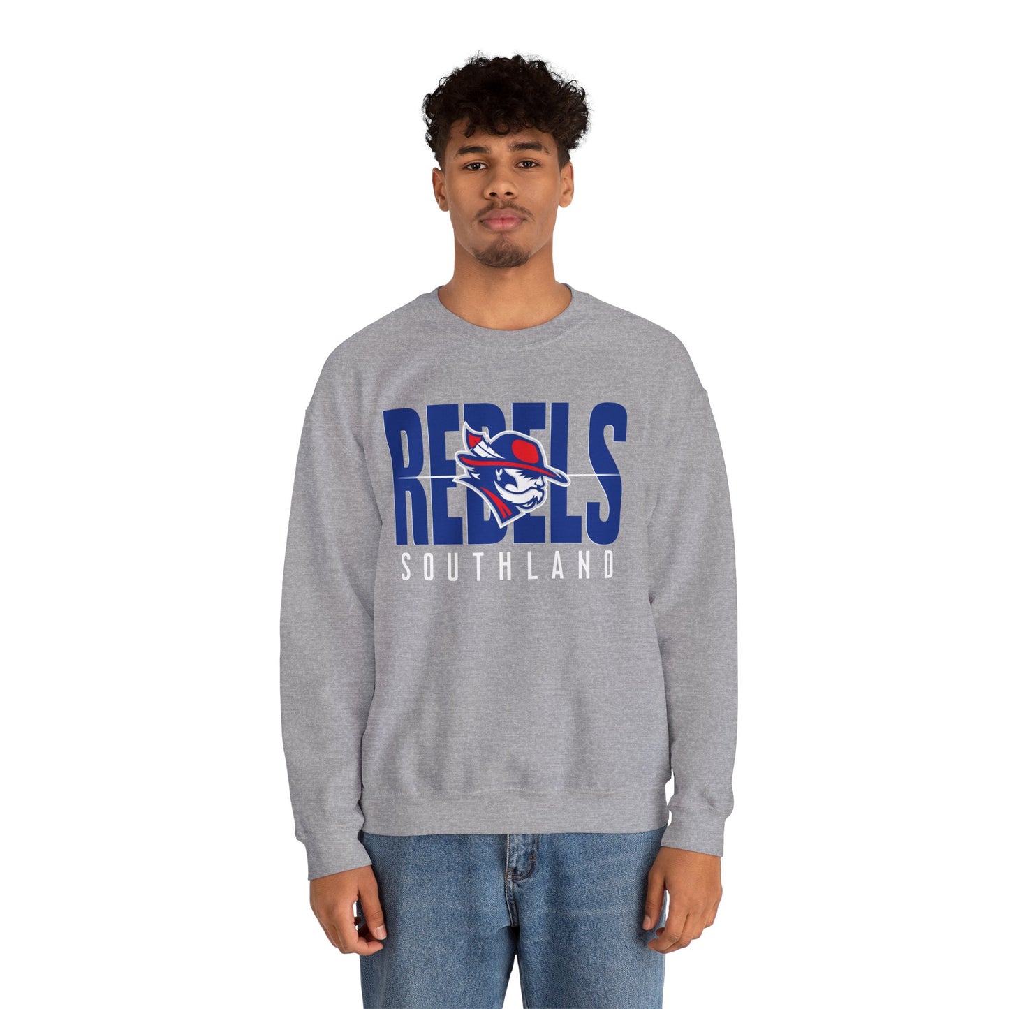 Southland Rebels Modern Mascot Gildan Heavyweight Crewneck
