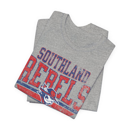 Southland Rebels Vintage Team Tee - Retro Distressed Sports T-Shirt
