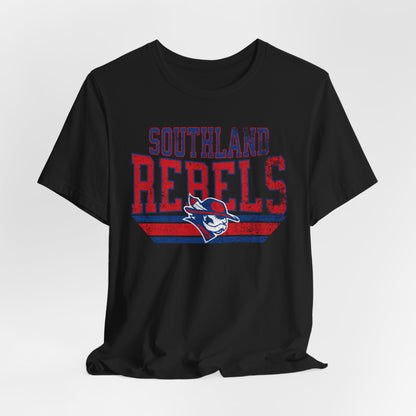 Southland Rebels Vintage Team Tee - Retro Distressed Sports T-Shirt