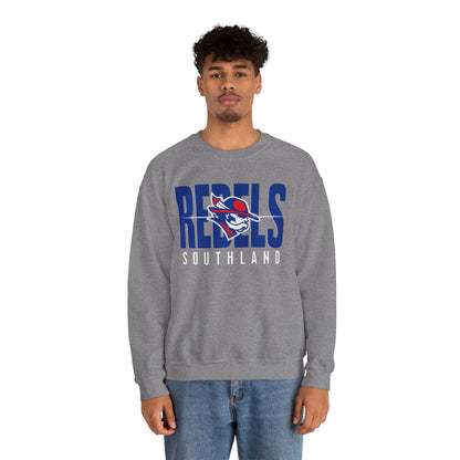 Southland Rebels Modern Mascot Gildan Heavyweight Crewneck