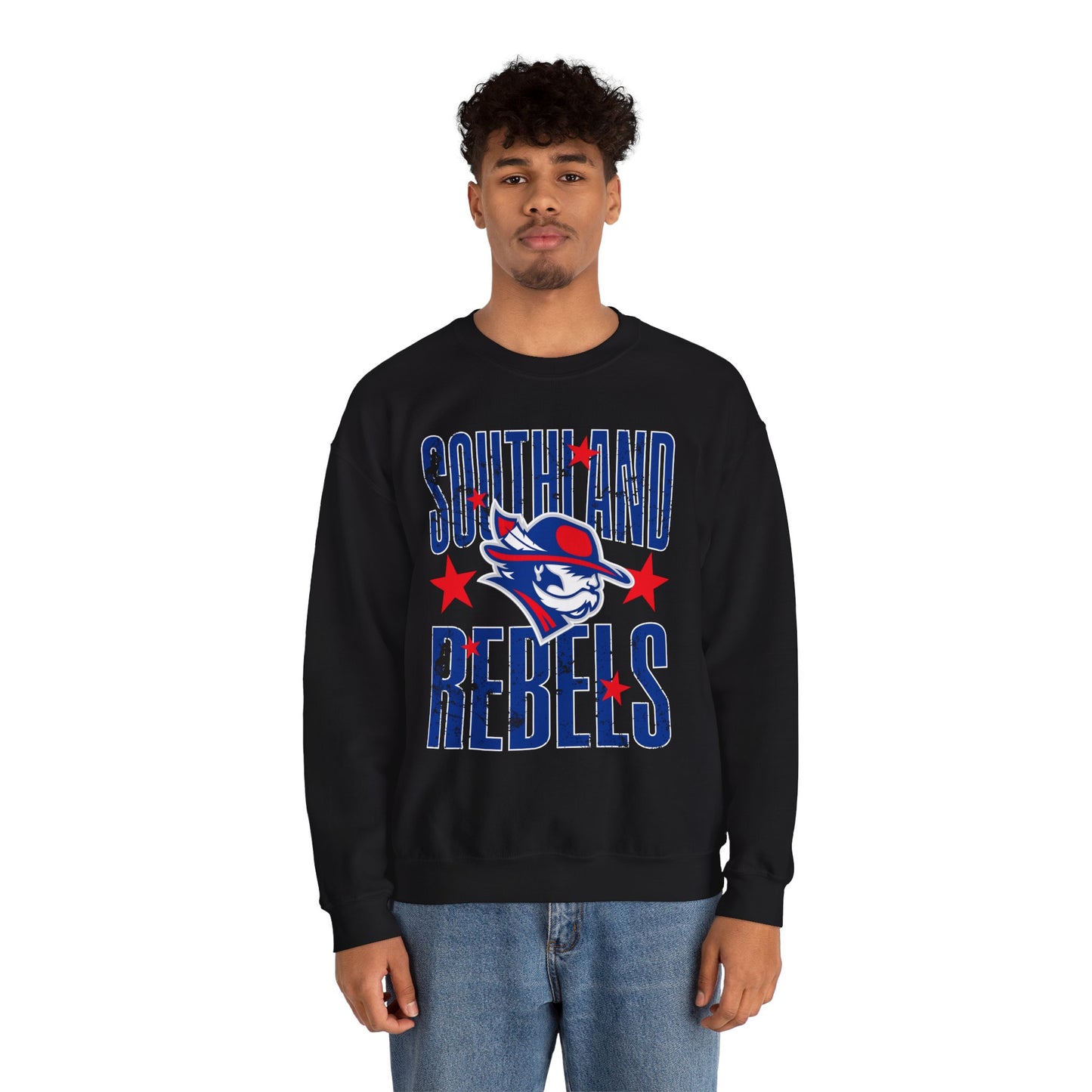 Southland Rebels with Stars Gildan Softstyle Crewneck Sweatshirt