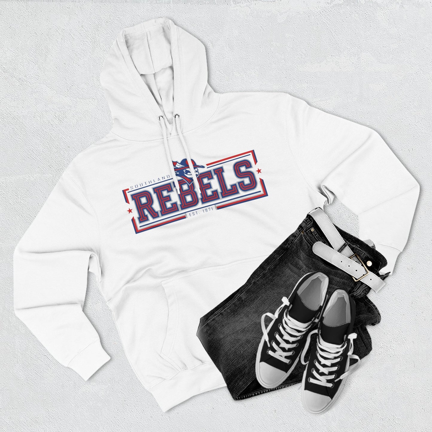 Southland Rebels - Vintage Mascot Hoodie