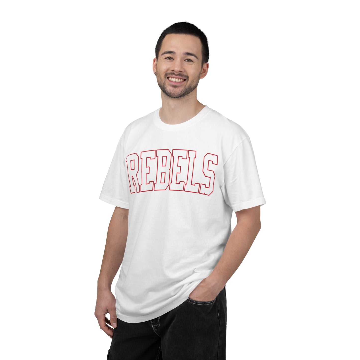 Arched Red Rebels - Comfort Colors Tee