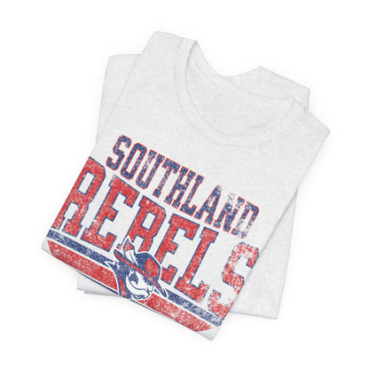 Southland Rebels Vintage Team Tee - Retro Distressed Sports T-Shirt