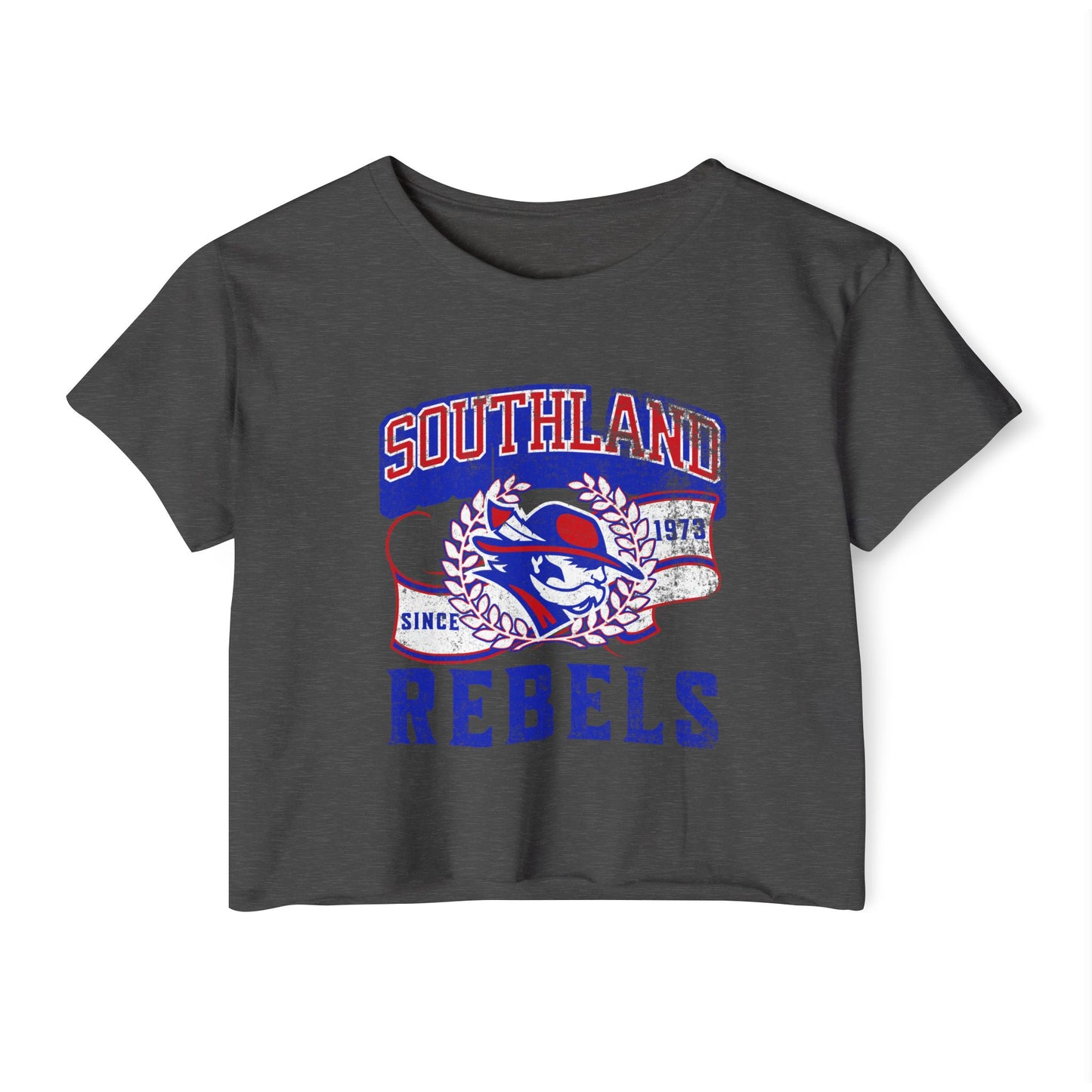 Southland Rebels Crop Top — Vintage Festival Graphic Tee