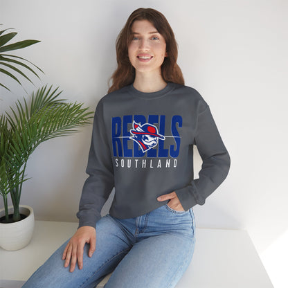 Southland Rebels Modern Mascot Gildan Heavyweight Crewneck