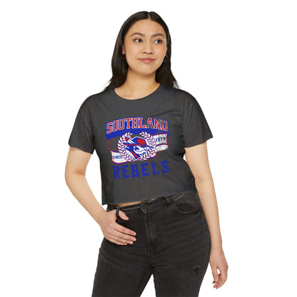 Southland Rebels Crop Top — Vintage Festival Graphic Tee