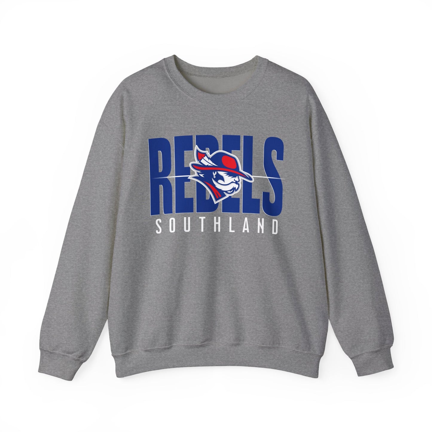 Southland Rebels Modern Mascot Gildan Heavyweight Crewneck