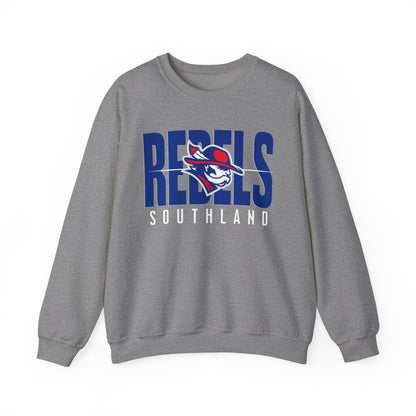 Southland Rebels Modern Mascot Gildan Heavyweight Crewneck