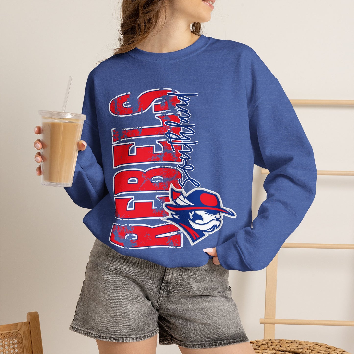 Southland Rebels - Vertical Vintage Crewneck Sweatshirt
