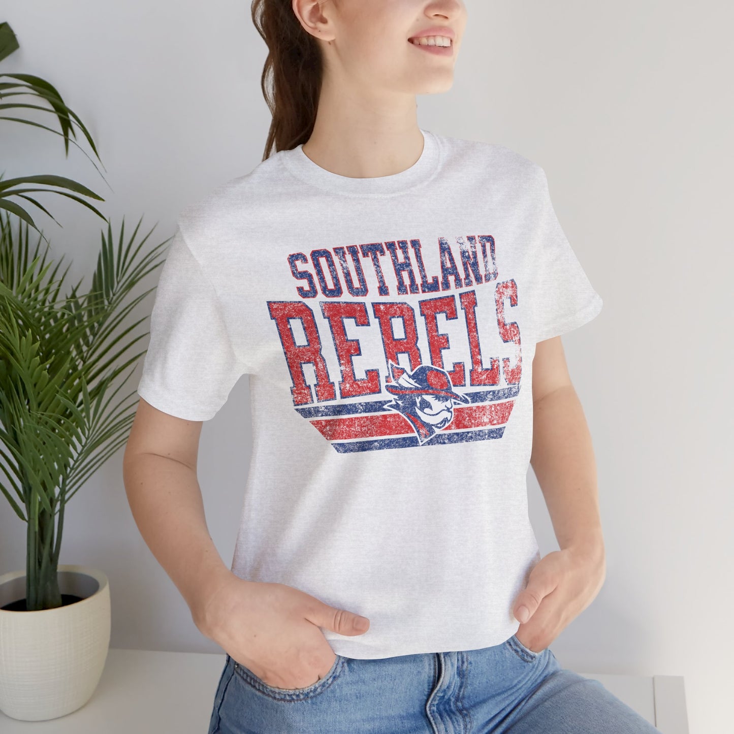 Southland Rebels Vintage Team Tee - Retro Distressed Sports T-Shirt