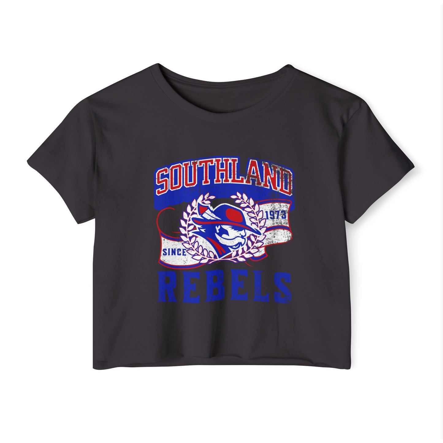 Southland Rebels Crop Top — Vintage Festival Graphic Tee