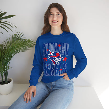 Southland Rebels with Stars Gildan Softstyle Crewneck Sweatshirt