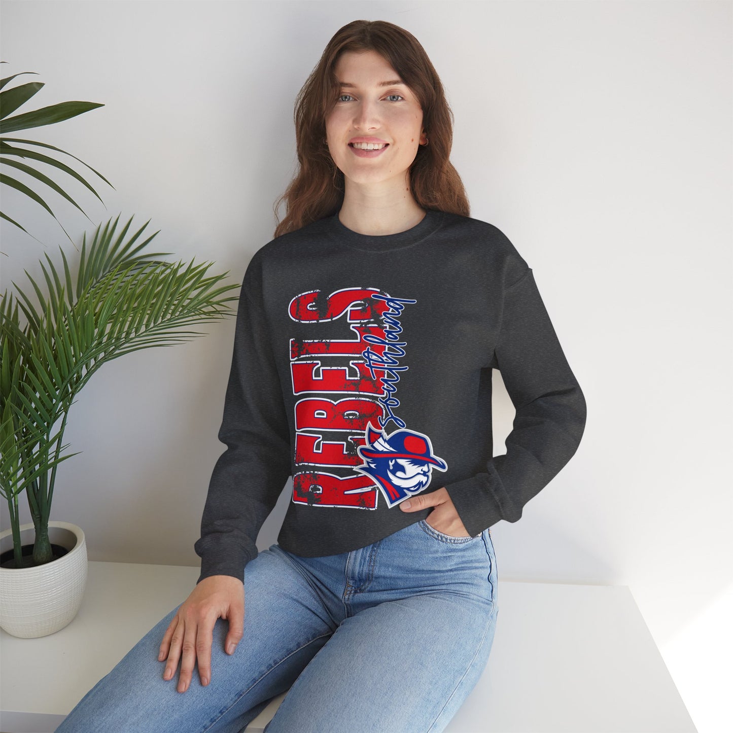 Southland Rebels - Vertical Vintage Crewneck Sweatshirt