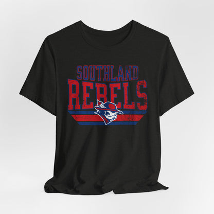 Southland Rebels Vintage Team Tee - Retro Distressed Sports T-Shirt