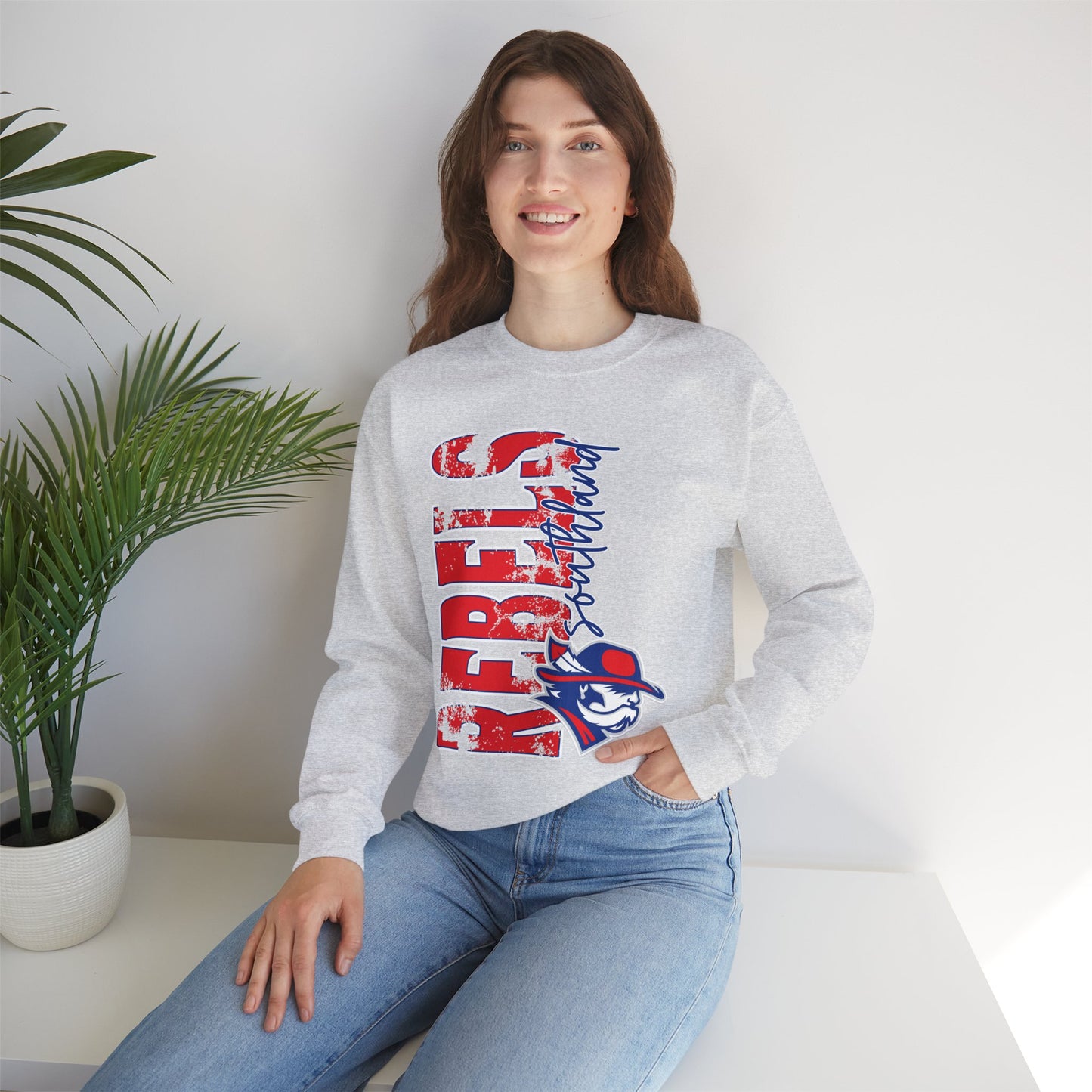 Southland Rebels - Vertical Vintage Crewneck Sweatshirt